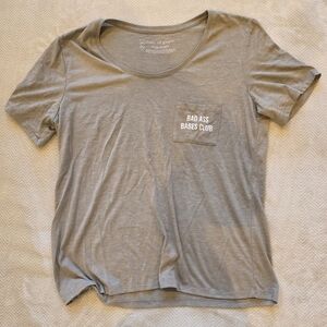 *4 for $25* State Of Grace Gray Graphic Tee Bad Ass Babes Club